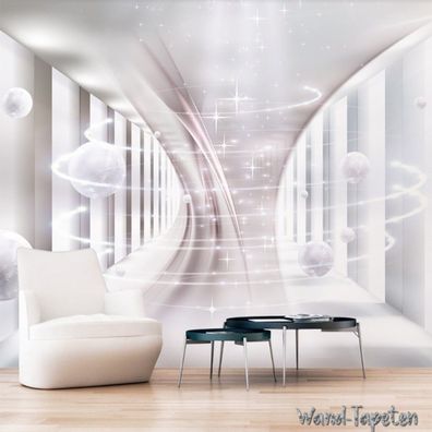 Vlies Fototapete Wandtapete Wandbilder 3D Space Magic Creative Planet Flash 3181