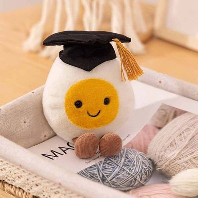 Plusch-Stofftier von Jellycat, amusantes gekochtes Ei, Abschlussspielzeug