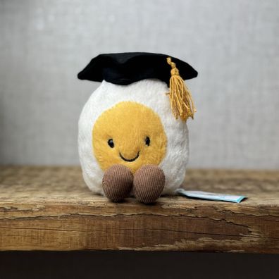 Jellycat Amuseable Boiled Egg Graduation - Graduation Gift Egg Soft Toy Beanie