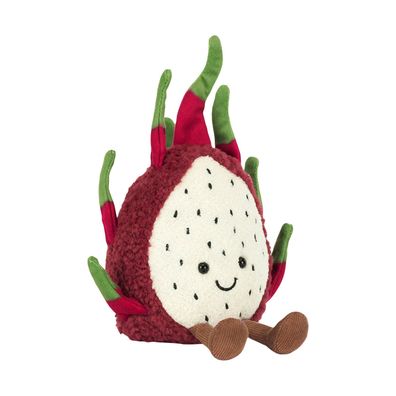 22 CM Amuseables Drachenfrucht Puppe, weiches und kuscheliges Pluschtier, Jelly