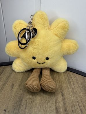 Jellycat Amuseable Sun Bag Charm Keychain New Without Tags