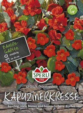 Sperli Kapuzinerkresse Orientzauber, essbare Blüten & Blätter