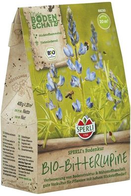 Sperli BIO Gründünger BIO-Bitterlupine | 400 gr für 20 m² | natürliche