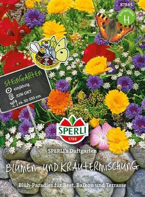 Sperli Blumen- und Kräutermischung Duftgarten, Bienen- & insektenfreundlich