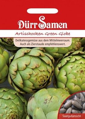 Dürr Artischocken Green Globe, essbar & dekorativ