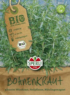 Sperli BIO Bohnenkraut Cyrano, würziges Aroma