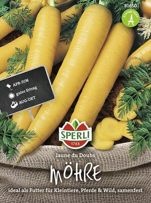 Sperli Möhren Futtermöhre Jaune du Doubs, hochertragreich & lagerfähig