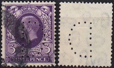 England GREAT Britain [1934] MiNr 0180 ( O/used ) [01] Firmenlochung perfin