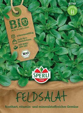 Sperli BIO Feldsalat, wegen des hohen Vitamin C und A Gehaltes ein beliebtes