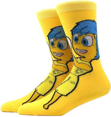 Freude Socken - Gelbe Disney Inside Out Socken aus „Alles steht Kopf“