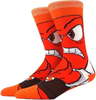 Wut Socken - Rote Disney Inside Out Socken aus „Alles steht Kopf“