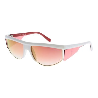 Guess Sonnenbrille GU00072 21U 62 Herren Weiß