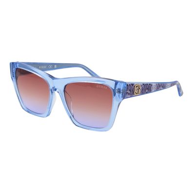 Guess Sonnenbrille GU00113 84F 55 Damen Blau