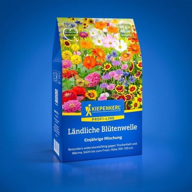 Blumensamen-Mischung Ländliche Blütenwelle, widerstandsfähig gegen