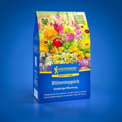 Blumensamen-Mischung Blütenteppich, Pflegeleichte Dauerblüher - Höhe 30-60 cm