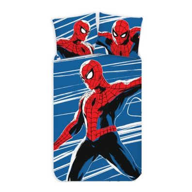 Spiderman Baby- / Kleinkinder Bettwäsche in Blau | Glow in the Dark