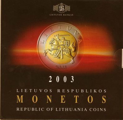Litauen KMS 2003 PP verschweisst in Folder*