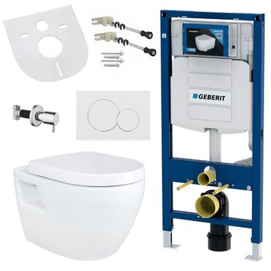 Hänge Wand WC mit Taharet Funktion, Bidet, Absperrventil, spülrandlos aus Kerami