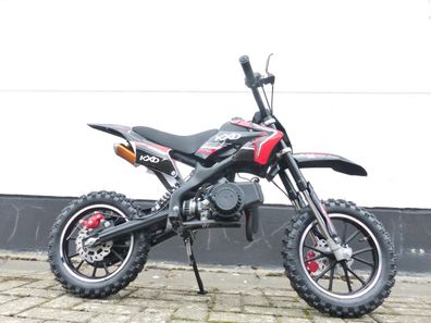 Pocketbike Dirtbike Pocket Cross 49cc Bike Kindercross Crossbike KXD 701 Rot