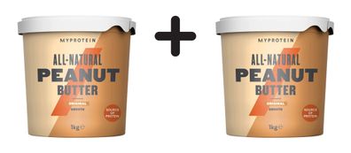 2 x Myprotein Natural Peanut Butter (1000g) Smooth