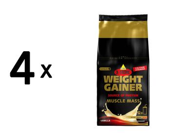 4 x Inkospor Weight Gainer (1200g) Vanilla
