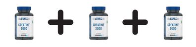 3 x Applied Nutrition Creatine 3000 - 120 caps