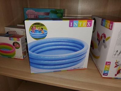 Intex Pool Ringelpool blau 1.68m x 38 cm