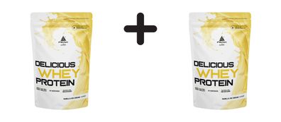 2 x Peak Delicious Whey Protein (900g) Vanilla Ice Cream