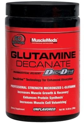 Glutamine Decanate, Unflavored - 300g