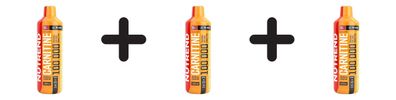 3 x Nutrend Carnitine 100 000, Sour Cherry - 1000 ml