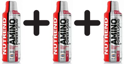 3 x Nutrend Amino Power Liquid - 500 ml