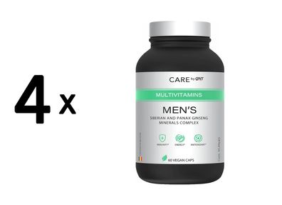 4 x QNT Mens Multivitamins (60) Unflavoured