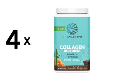 4 x Sunwarrior Slim Collagen Booster (750g) Chocolate