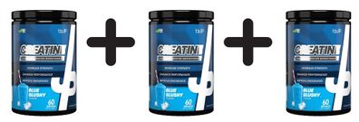 3 x Trained by JP Creatine, Blue Slushy - 300g