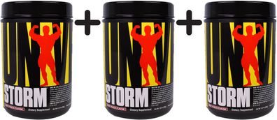 3 x Universal Nutrition Storm, Grape Splash - 836g