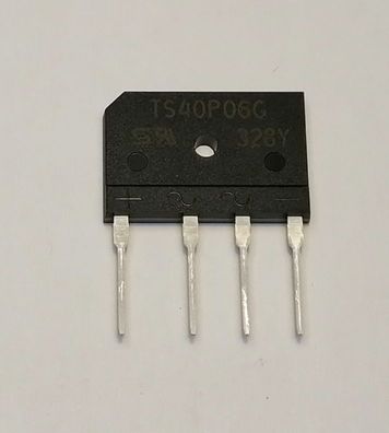 2 Stk Bréckengleichrichter TSC TS40P06G Flachbrécke 40A 560V (RMS)