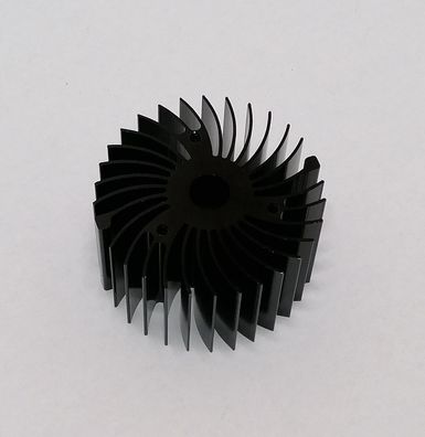 MechaTronix XSA-39-M3-B-N LED-Kéhlkörper rund schwarz eloxiert 70x40