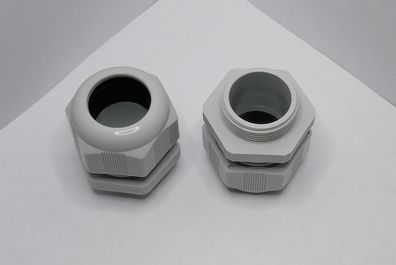 2 Stk Bopla Kabelverschraubung M32x1,5 RAL7035 12702500 Metrisch