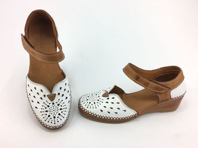 Manitu Sandalette weiß