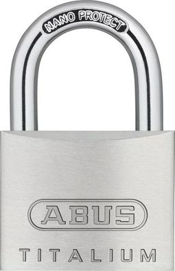 Zylindervorhangschloss 64TI/40 Schlosskörper-B.40mm Titalium versch.-schl. ABUS