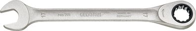 Maulringratschenschlüssel 7 R SW 14mm L.190mm ger. GEDORE