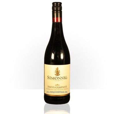 Simonsig 2022 TWO`S Company Cabernet Sauvignon Shiraz 0.75 Liter