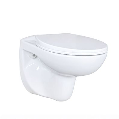 Spülrandlos WC Hänge Wand-WC Tiefspüler Toilette Softclose Deckel WC Sitz