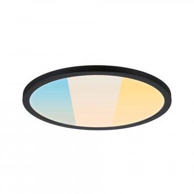 Paulmann 71276 LED Panel Atria Shine 298mm 3000-6500K Schwarz IP44