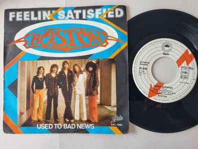 Boston - Feelin' Satisfied 7'' Vinyl Germany PROMO