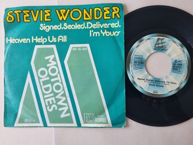 Stevie Wonder - Signed, Sealed, Delivered / Heaven Help Us All 7'' Vinyl Germany