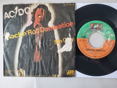 AC/DC - Rock'n' Roll damnation 7'' Vinyl Germany BAD Condition/ WORN COVER!