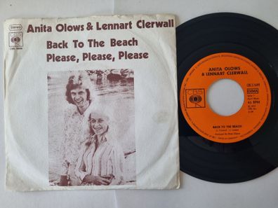 Anita Olows & Lennart Clerwall - Back to the beach 7'' Vinyl Germany