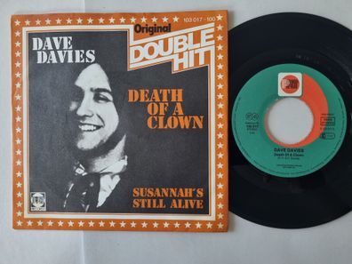 Dave Davies - Death Of A Clown / Susannah's Still Alive 7'' Vinyl/ The Kinks