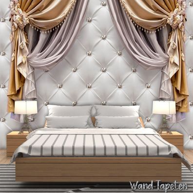 Vlies Fototapete Wandtapete Wandbilder 3D Dreidimensionale Vorhänge 1819